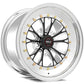 Weld Vitesse 15x6 / 5x4.5 BP / 3.5in. BS Black Wheel - Non-Beadlock