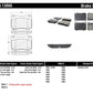 StopTech Performance 08-09 Lexus IS F Rear Brake Pads