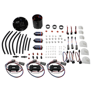 DeatschWerks 09-24 Nissan GT-R R35 X3 Triple Pump Module w/ Triple DW810 Pumps and Controllers