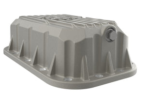 aFe POWER Street Series Engine Oil Pan Raw w/ Machined Fins Jeep Wrangler (JK) 12-18 V6-3.6L