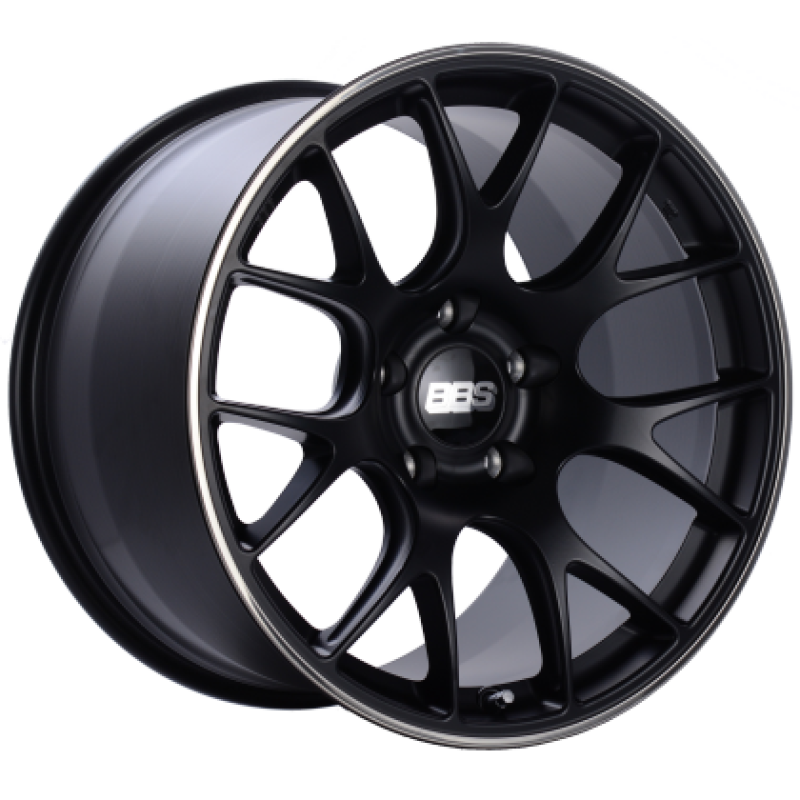 BBS CH-R 20x12 CL ET44 CB84 Satin Black Polished Rim Protector Wheel