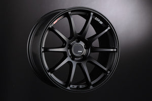 SSR GTV02 18x7.5 5x114.3 43mm Offset Flat Black Wheel
