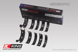 King Subaru EJ20/EJ22/EJ25 (Incl. Turbo) (Size 0.25) pMaxBlack Coated Main Bearing Set