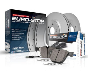 Power Stop 10-15 Jaguar XF Front Eurostop Brake Kit