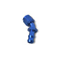 Russell Performance -10 AN Twist-Lok 45 Degree Hose End (Blue)