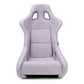 NRG FRP Bucket Seat (Large) Prisma-Chromatic Lilac Vegan Suede w/ Chameleon back