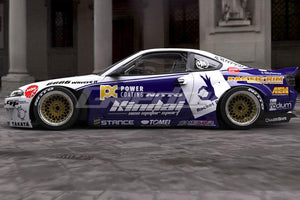 GReddy X Rocket Bunny S15 Rear Fenders for 1999-2002 Nissan Silvia