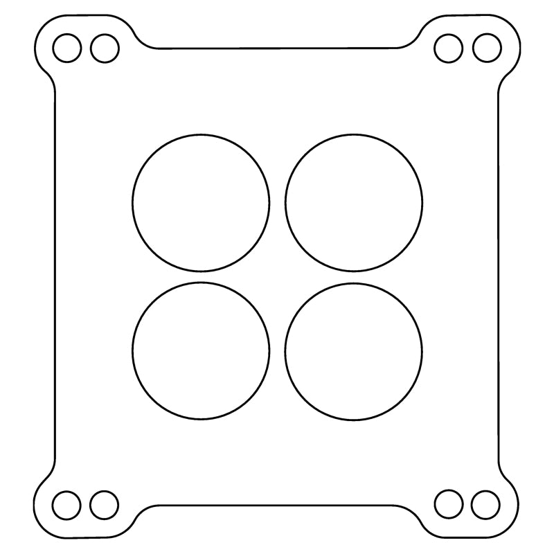 Cometic Carter AFB Holley 4 Barrel .039in Fiber Carburetor Gasket - 4-Hole - Double Drilled