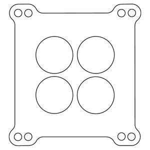 Cometic Carter AFB Holley 4 Barrel .039in Fiber Carburetor Gasket - 4-Hole - Double Drilled