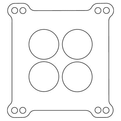 Cometic Carter AFB Holley 4 Barrel .039in Fiber Carburetor Gasket - 4-Hole - Double Drilled