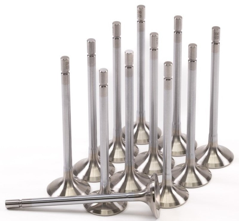 GSC P-D Nissan VR30DDTT 28.5mm Head STD 97.5mm Long Super Alloy Exhaust Valve - Set of 12