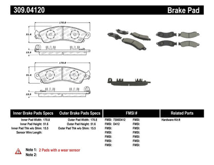 StopTech Performance Brake Pads