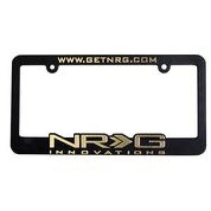 NRG License Plate Frame - Gold