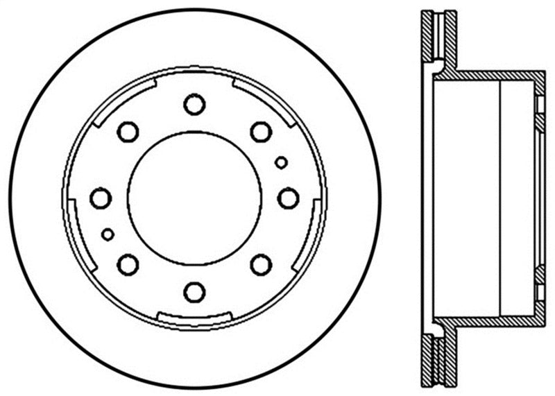 StopTech Sport Drilled & Slotted Rotor - Rear Left