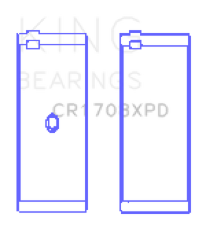 King Engine Bearings Chevrolet Custom Honda Journal 1.888 CB1663H version Pre-doweled