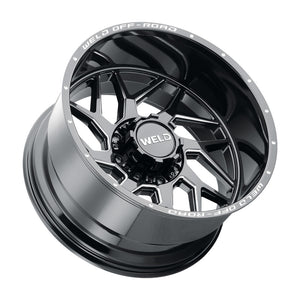 Weld Off-Road W117 22X12 Fulcrum 8X170 ET-44 BS4.75 Gloss Black MIL 125.1