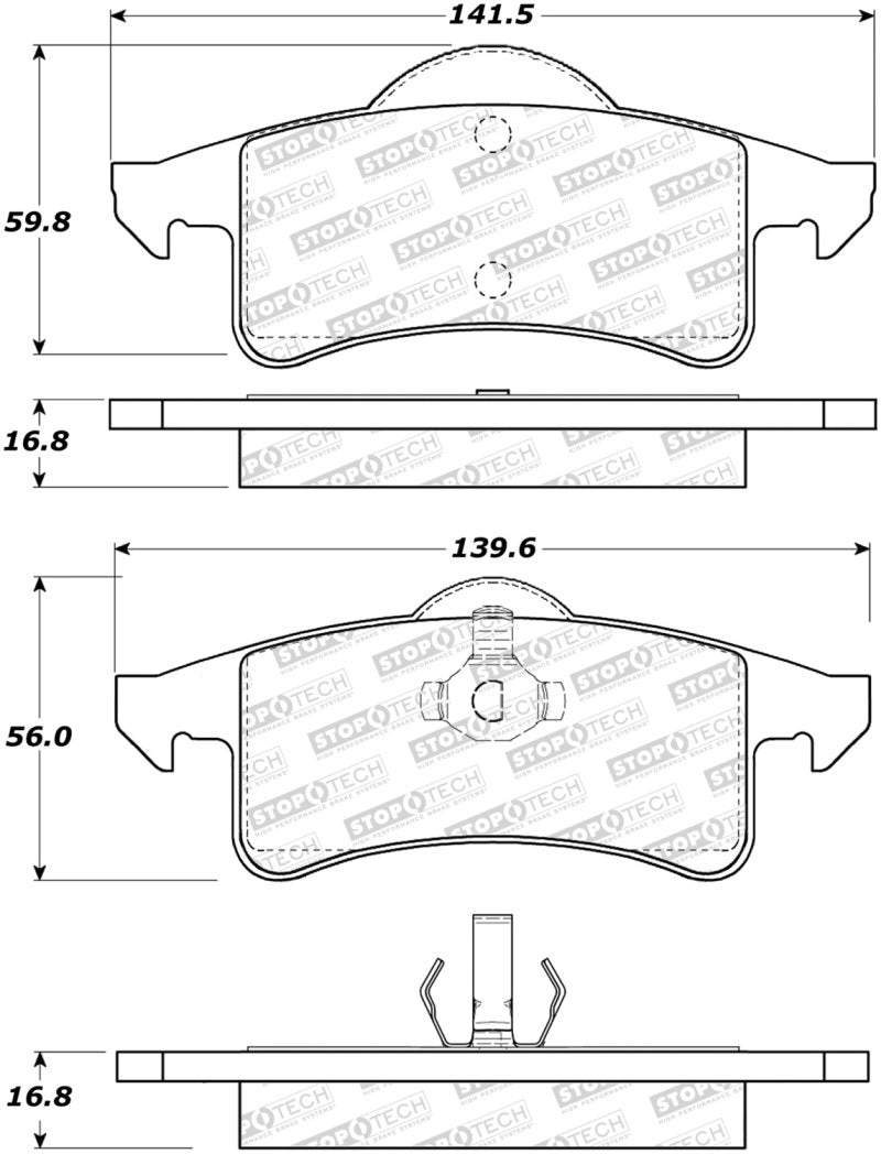 StopTech Street Brake Pads