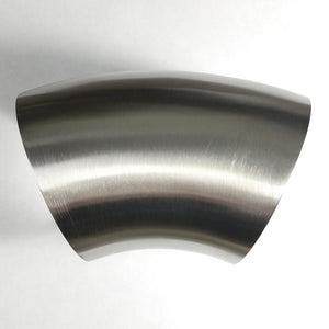 Stainless Bros SS304 1.625in 45 Deg Mandrel Bend Elbow - 1D Radius 16GA/.065in Wall (No Leg)