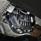 aFe 19-25 GM Trucks Front Diff Cover - Black w/ Machined Fins