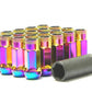Wheel Mate Muteki SR48 Open End Lug Nuts - Purple 12x1.50 48mm