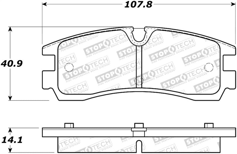 StopTech Street Brake Pads