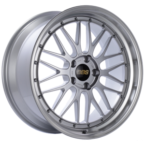 BBS LM 17x8.5 5x120 ET18 Diamond Silver Center Diamond Cut Lip Wheel -82mm PFS/Clip Required