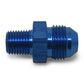 Russell Performance -4 AN to 1/4in NPT Straight Flare to Pipe (Blue)