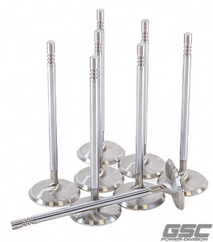 GSC P-D Ford Voodoo/Predator 38.26mm Head STD 121.13mm Long Chrome Polished Intake Valve - Set of 8