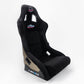 NRG FRP Bucket Seat ULTRA Edition - Large (Black Alcantara/Gold Glitter Back)