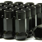 Wheel Mate Muteki SR48 Open End Lug Nuts - Black 12x1.50 48mm