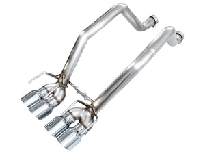 AWE Tuning C6 Chevrolet Corvette Z06/ZR1 Track Edition Axle-Back Exhaust w/ Chrome Silver Tips