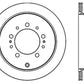 StopTech Drilled Sportstop Cryo Rotor - Left