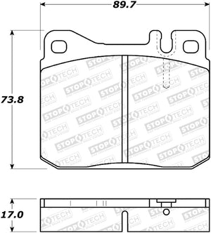 StopTech Street Brake Pads