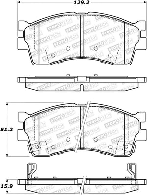 StopTech Street Brake Pads