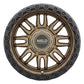 Weld Off-Road Swift 17x9in - 5x114.3 / 5x127 BP - ET-12 - 78.1mm CB- Satin Bronze Wheel & Black Ring