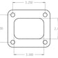 Cometic Turbo FLG T4 Garrett Exh Inlet .010in Exhaust Gasket