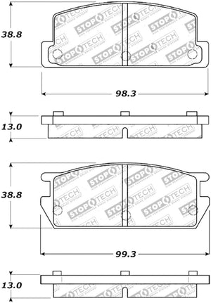 StopTech Performance Brake Pads