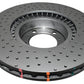 DBA 10-13 Porsche Panamera (Iron Rotor Excl GTS/Turbo/Turbo S) Front 4000 Series Cross Drilled Rotor