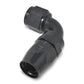 Russell Performance -12 AN Black 90 Degree Full Flow Hose End