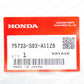 GENUINE HONDA 99-00 CIVIC COUPE SI EM1 REAR RED SI TRUNK BADGE REAR EMBLEM