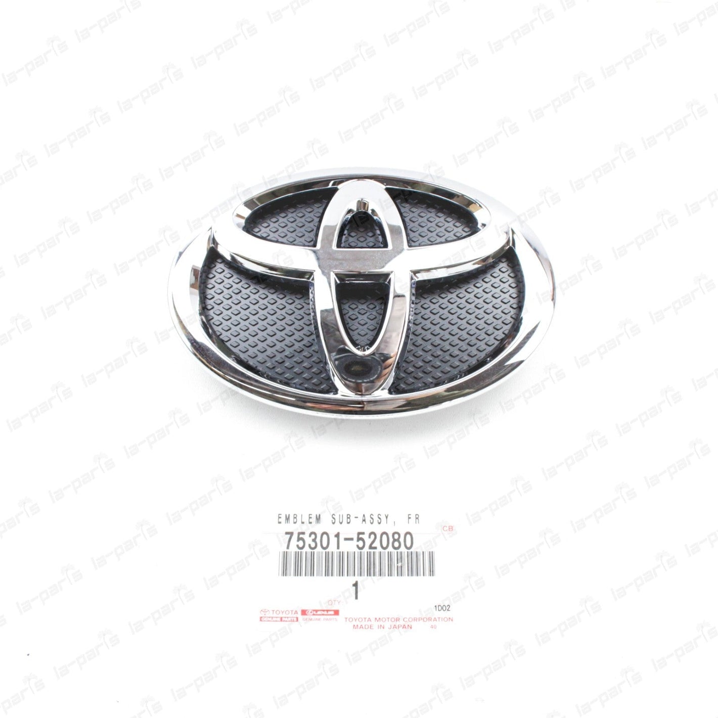 New Genuine Toyota 2007-2012 Yaris Sedan Front Grille Emblem 75301-52080