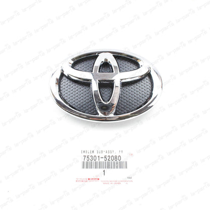 New Genuine Toyota 2007-2012 Yaris Sedan Front Grille Emblem 75301-52080