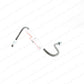 New Genuine Toyota 96-02 4Runner Front Brake Tube No.2 47313-3D050