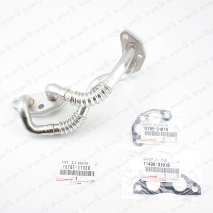 NEW GENUINE TOYOTA LEXUS  3.5 L ENGINE OIL COOLER PIPE WITH GASKETS 15767-31020