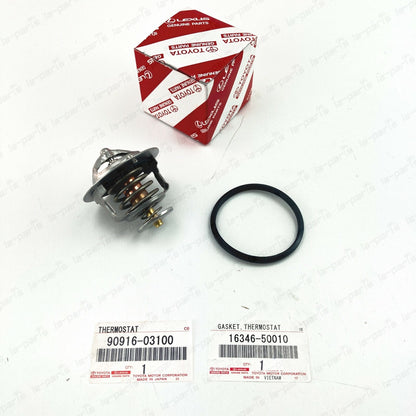 GENUINE TOYOTA TUNDRA 4RUNNER V8 LEXUS GS430 SC430 COOLANT THERMOSTAT W/GASKET