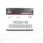 New Genuine Mitsubishi Roof Molding Clips  7403A143 Lancer Evolution SET OF 14