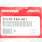 NEW GENUINE HONDA 11-17  ODYSSEY HAZARD LIGHT SWITCH CONTROL POWER 35510-TK8-A01