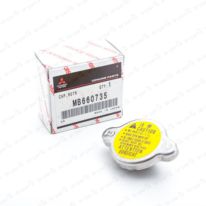 New Genuine OEM Mitsubishi 84-00 Mirage Eclipse Montero Radiator Cap MB660735