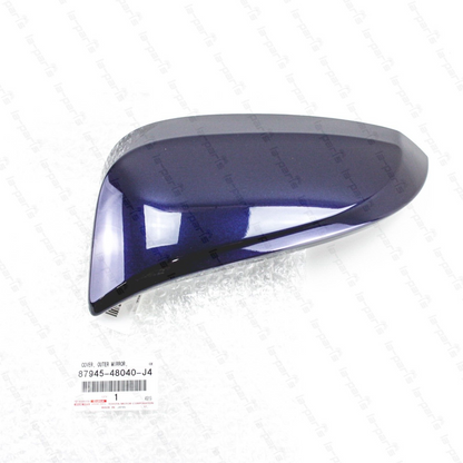 New Genuine Toyota 21-24 Venza 8X8 Dark Blue Driver Side Outer Mirror Cover