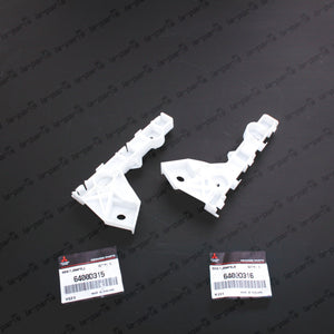 New Genuine OEM Mitsubishi 14-15 Mirage Front Bumper LH & RH Bracket Pair